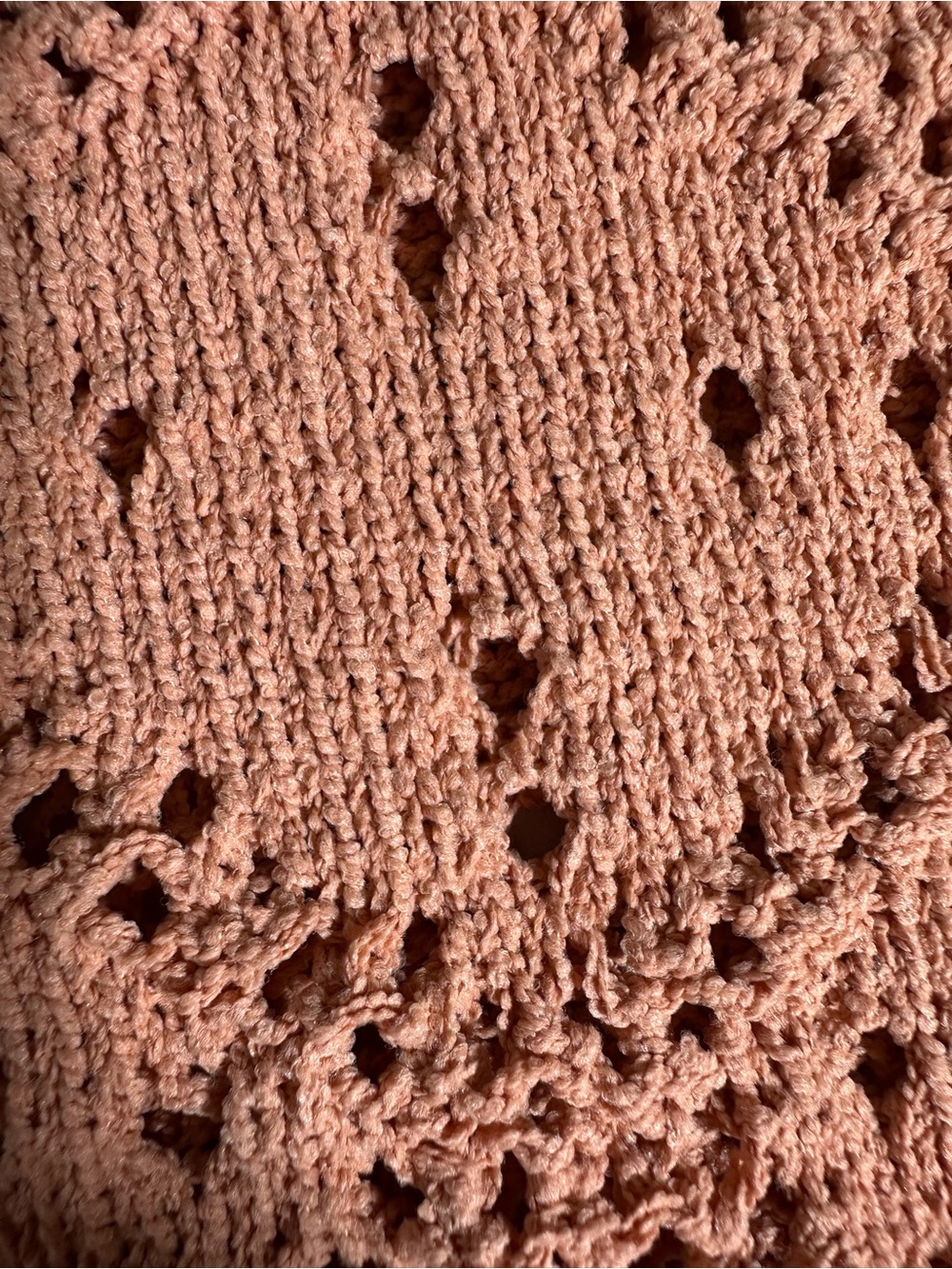 CUPSHE Crochet High-Waist Wide-Leg Pants - Rust Sz XL - Picture 5 of 10